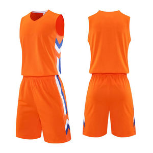 Ensemble de shorts et de maillots d'entraînement de basket-ball, tissu respirant à séchage rapide, vente en gros - Product Image 3