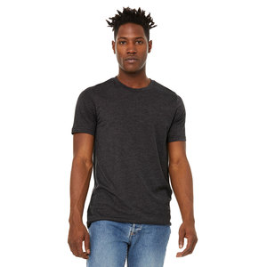 เบลล่า + เสื้อยืด3301C แคนวาสใส่ได้ทั้งชายและหญิงผ้าเฮเทอร์ระบายอากาศได้ผ้าหดได้สำหรับเสื้อยืดคอกลมที่ยั่งยืน - Product Image 4