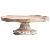 Eleganter Stilvoller Quadratischer Holz-Kuchenständer Umweltfreundlich Einweg Ofenfest für Hochzeiten und Feiern Star Crafts India