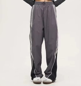 Custom Manufacturer <b>Trouser</b> Streetwear <b>Baggy</b> Oversized <b>Man</b> Windbreaker Pants Nylon Best Material Used Sweatpants for <b>Men's</b> - Product Image 2