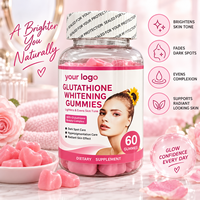 Gummies de beauté au glutathion et au collagène pour éclaircir la peau des adultes