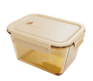 Airtight Glass Food Storage Container <b>Set</b> with Lid Leakproof <b>Lunch</b> Box Borosilicate Glass Meal Prep Container BPA Free - Product Image 5