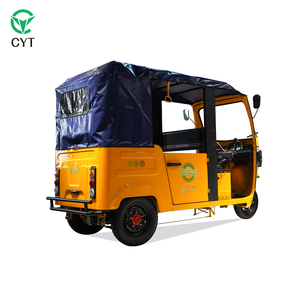 Nouveau design <span class=keywords><strong>Toto</strong></span> Auto Rickshaw Tricycle semi-fermé pour passagers Tuk-tuk électrique - Product Image 2