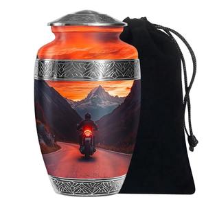 Urna Decorativa con Diseño de Criatura Mítica para Cenizas Humanas Adultas, Estilo Europeo/Americano, Diseño Personalizable, Capacidad de 220 Pulgadas Cúbicas (10 - Product Image 1