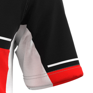 Vente en gros de polos OEM en % polyester de haute qualité pour hommes Racing Pit Crew Vêtements de sport à impression numérique à manches courtes - Product Image 6
