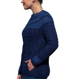 Meilleure vente Pull en tricot à col rond pour hommes Sweat-shirt surdimensionné décontracté Pull en tricot torsadé d'hiver au prix d'usine - Product Image 5