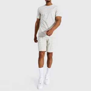 Conjunto corto de verano con logotipo personalizado de alta calidad, última moda, ropa deportiva, camisa, conjunto corto para hombre, conjunto corto de lavado ácido para hombre - Product Image 4