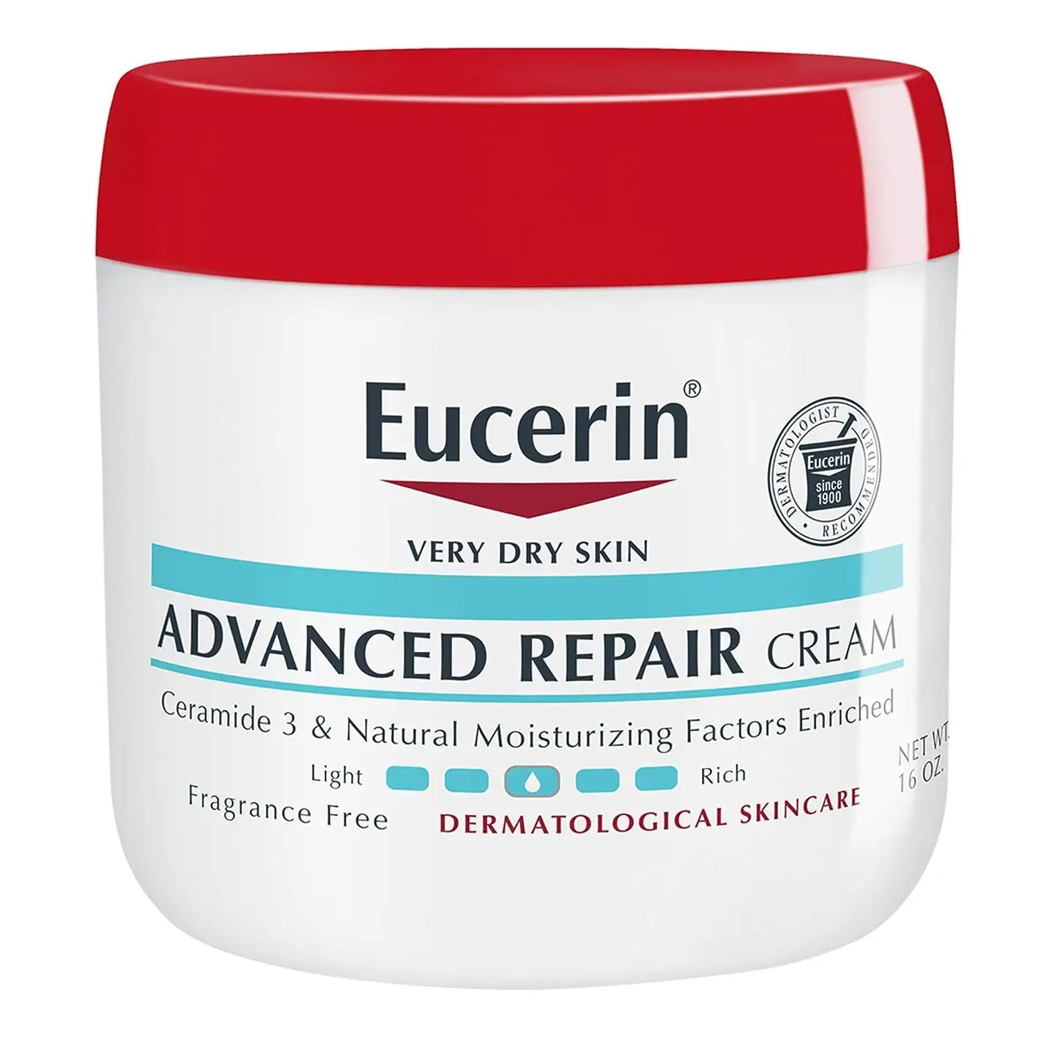 Лучшее качество, оригинальный новый крем для тела Eucerins, крем для тела без ароматов для сухой кожи, банка 16 унций