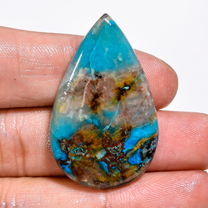 Top Grade <span class=keywords><strong>Brown</strong></span> mô hình thiết kế chrysocolla đá quý tự nhiên cabochons độc đáo mix oval cut Jewelry làm số lượng lớn rất nhiều - Product Image 4