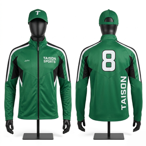 Veste d'entraînement de volley-ball en polyester et élasthanne 220 GSM de qualité supérieure, design à panneaux vert et noir, respirante, logo personnalisé par transfert thermique - Product Image 6