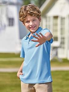 Vêtements d'enfants de couleur unie de bonne qualité, polo personnalisé uni, vêtements d'extérieur de golf rétro respirants, polo, t-shirts pour enfants - Product Image 4