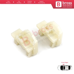 V1BWR47 Window Regulator Repair Guide <b>Clips</b> Front Right for Grand Am Sunfire 1995-2005 Alero Cutlass MK6 Cavalier Malibu 1351126 - Product Image 6