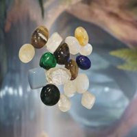 Cabochons de pierres précieuses naturelles de haute qualité, taillés en forme de rose, rubis/ambre, pierres précieuses en vrac, mélange de couleurs H.A. Marque Gems