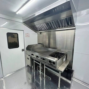 Camion de nourriture mobile multifonction entièrement équipé 220v Air Stream Shaped Flower Snack Food & Hotdog Trailer à acheter - Product Image 3