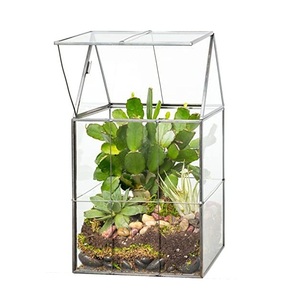 Terrario de cristal decorativo hecho a mano para florero de cristal de la mejor calidad, contenedor de plantas para comedor o artículo de decoración de dormitorio - Product Image 5