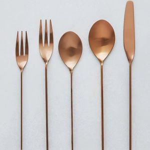 Lightweight Metal Flatware Set For Travel And <b>Camping</b> Providing Easy To Carry Durable And Eco Friendly Dining Option - Product Image 1