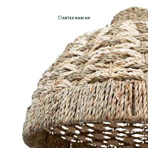 โคมไฟห้อยทำมือจากใบปาล์มและหญ้าทะเลของเวียดนาม ขายส่ง - Product Image 3