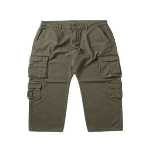 Pantalones Cargo de Lona de Algodón para Hombre, Corte Recto, Cintura Media, Antiarrugas, Transpirables, con Múltiples Bolsillos, Proveedor OEM de Ropa Urbana - Product Image 4