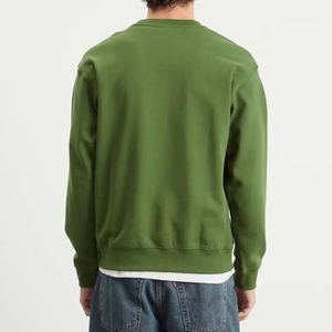 Sweat-shirt en polaire biologique pour hommes Sweatshirts personnalisés Pull en pur coton surdimensionné Col rond naturel Vêtements pour hommes - Product Image 3