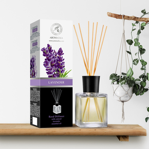 Diffuseur à bâtonnets Aromatika Lavande 500ml avec huile essentielle naturelle, parfum d'ambiance apaisant longue durée - Product Image 4