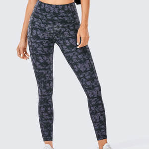 Venta al por mayor de leggings de mujer por encargo sólido de cintura media transpirable de secado rápido Spandex/poliéster de alta calidad profesional - Product Image 3