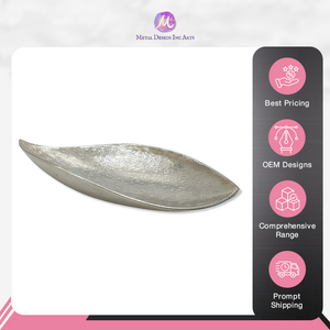 Distributeur mondial vendant une qualité supérieure fabriquée en Inde couleur argent métal bol décoratif plateau de fruits pour la décoration de la maison - Product Image 5