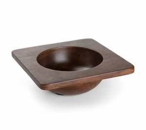 AK ชามไม้ทรงกลมมาตรฐานทำด้วยมือหลากสีสำหรับเครื่องครัวเครื่องใช้บนโต๊ะอาหาร - Product Image 2