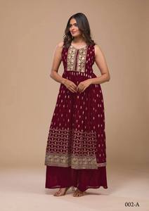 Wholesale Indian Manufactured Fancy Faux Georgette Salwar Suit <b>Pakistani</b> Kameez for Party and <b>Eid</b> From Indian Manufacturer - Product Image 2