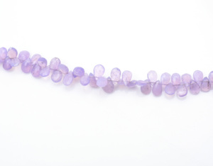 Cuentas de cuarzo de lavanda de cristal rosa púrpura facetadas genuinas piedras preciosas sueltas para pulsera DIY diseño de fabricación de joyas - Product Image 1