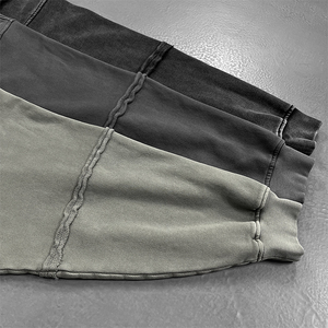 เสื้อฮู้ดผ้าฝ้ายแบบมีฮู้ดซักด้วยกรดเสื้อสเวตเชิ้ตใช้ได้ทั้งชายและหญิงทันสมัยและสวมใส่สบาย - Product Image 1