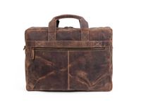Porte-documents en cuir personnalisé 18 pouces, sacoches pour ordinateur portable pour hommes et femmes, meilleur sac de bureau, d'école et d'université