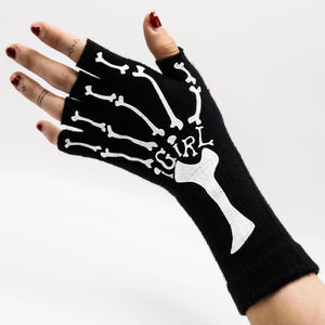 Gants en coton personnalisables, mitaines, impression par transfert thermique, design uni, logo OEM, gants d'hiver mi-poignet, écran tactile, aiguille - Product Image 4