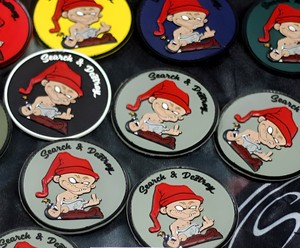 แผ่นยาง3D พีวีซีพร้อมตะขอยึดสำรองสำหรับกีฬาซอฟต์เพนท์บอลและยุทธวิธีนอกจากนี้ยังใช้สำหรับทีมกีฬาอื่นๆงานอดิเรก - Product Image 1