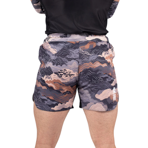 Jiu Jitsu MMA grplpling กางเกงขาสั้นศิลปะการต่อสู้สวมใส่กับการต่อสู้ที่ไม่ซ้ำกันสั้นออกแบบโลโก้ของคุณ - Product Image 3