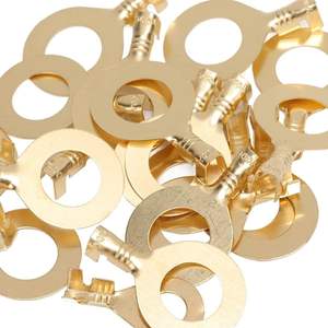 Juego de 150 Terminales Tipo O 3341_3, Conectores de Presión en Frío, Terminales de Latón Recubierto de Cobre, 250V, Juego de Terminales de Cableado, Nuevo - Product Image 3