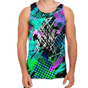 เสื้อกล้ามออกกำลังกายผู้ชายแบบแห้งเร็วสั่งทำขายส่ง ระบายอากาศได้ดี เหมาะสำหรับวิ่ง พร้อมลายพิมพ์แบบซับลิเมชั่น เสื้อกีฬา - Product Image 1