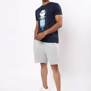 เสื้อยืดผู้ชายผ้าฝ้ายคุณภาพสูงทรงโอเวอร์ไซส์ สวมใส่สบาย สไตล์สตรีทแวร์ เหมาะสำหรับงานสกรีน - Product Image 1