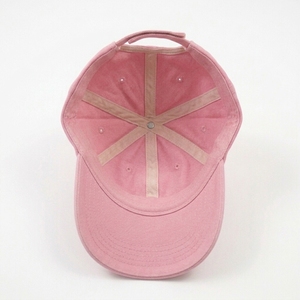 Gorra de Béisbol Rosa para Mujer con Letra Personalizada Bordada, 6 Paneles, Estilo Casual Urbano y Streetstyle, Gorra Tipo Dad Hat - Product Image 5