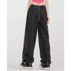 Pantalones Vaqueros Holgados y Rectos de Moda para Hombre, Estilo Casual, Personalizados, Desgastados, 100% Algodón, Primavera - Product Image 3