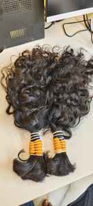 Paquetes de cabello humano natural crudo indio Onda rizada y estilos rectos Remy y tamaños de cabello sin procesar 20-30 pulgadas HD Lace - Product Image 6