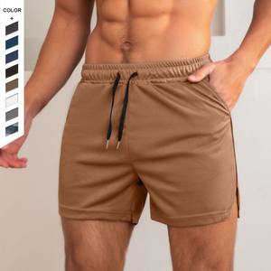 Logo personnalisé hommes Shorts de sport d'été séchage rapide décontracté trois-quarts Fitness pantalon Marathon course mince Spandex pantalon de plage - Product Image 1