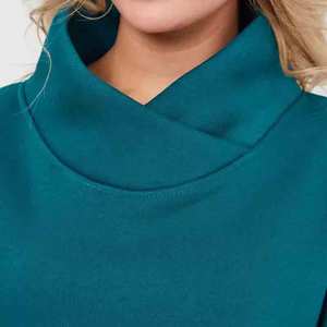 Pull court pour femmes ensemble deux pièces automne imprimer sport costume décontracté Jogging costumes femme survêtement personnalisé - Product Image 4