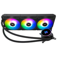 Radiateur de refroidissement par eau Frozen Fusion 360 BLACK ARGB pour processeur LGA1700, emballage en boîte de bureau Asetek