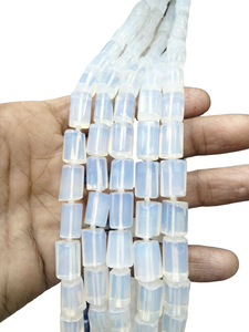 Natural Gemstone Labradorite <b>Pipe</b> Bead Strand Agate Beads Wholesale Polished Bead Strand Buy Online From Amayra Crystals Exports - Product Image 5