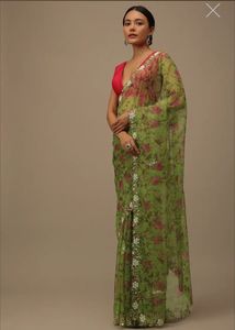 ผ้าแจ็คการ์ด pallu ที่สวยงามใช้งานได้ทั่ว Saree - Product Image 2