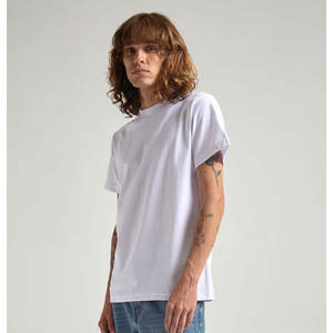 Camisetas de gran tamaño para hombre, camisetas de verano de manga corta, cuello redondo, informal, holgado, Camiseta básica, Camiseta holgada de cuello redondo, ropa de calle - Product Image 4