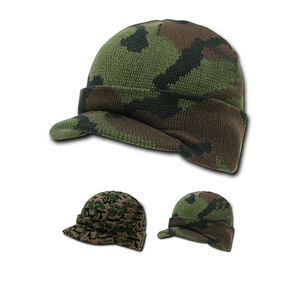 Bright Royal Men's Winter Beanie <b>Hat</b> With Brim <b>Warm</b> Double Knit Cuff Beanie Cap Breathable Custom Outdoor Fashion OEM - Product Image 3