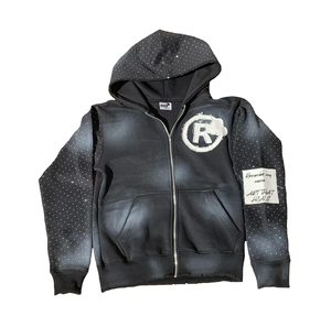 Artistic Funky Hoodie For <b>Men</b> Loose Fit Pullover With Graphic Streetwear Design Cotton Fabric - Product Image 3