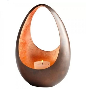 Portavelas de té de metal transparente con estilo para ajustes de mesa simples y elegantes accesibles a un precio razonable - Product Image 4