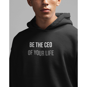 Sudadera CEO of Your Life de Felpa Francesa con Bordado 3D, Serigrafía, Diseño Sólido con Pedrería y Teñido en Prenda - Product Image 1